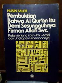 Image of Pembuktian Bahwa Al Qur'an itu Demi Sesungguhnya Firman Allah SWT