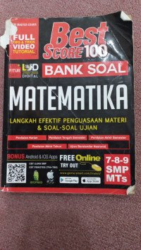 Image of Best score 100 matematika SMP/MTs 7-8-9